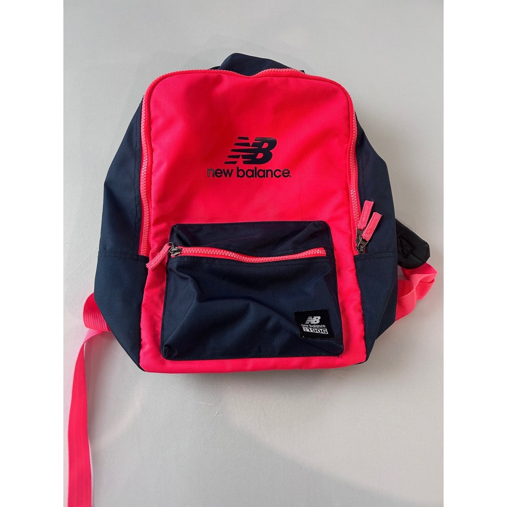 New Balance Backpack Unisex OS Pink Navy Blue Colorblock Logo 1906 Bag
